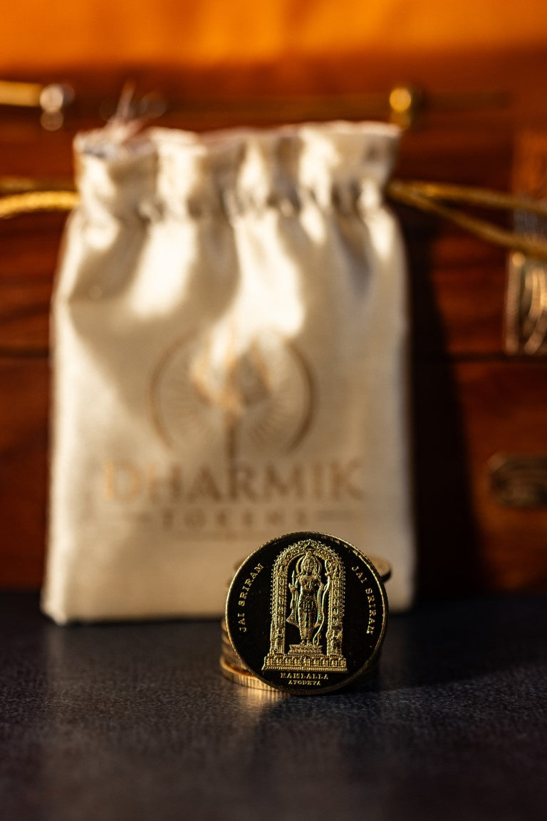 Shri Ram Mandir Ayodhya Temple Coin
