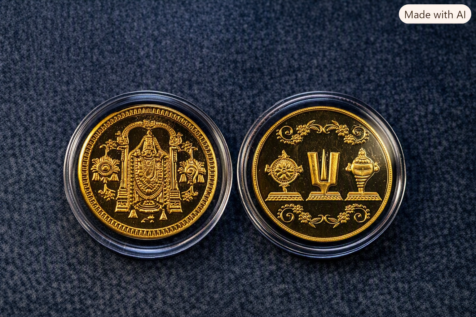 Tirupathi Lord Balaji Temple Coin